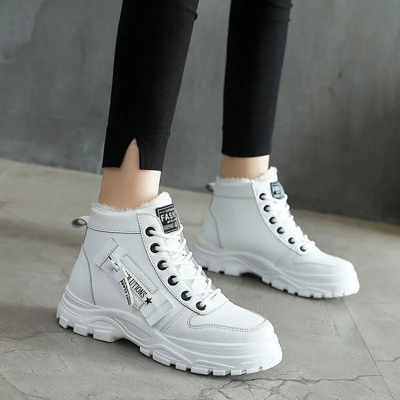 Women's Plush Lined Ankle Boots